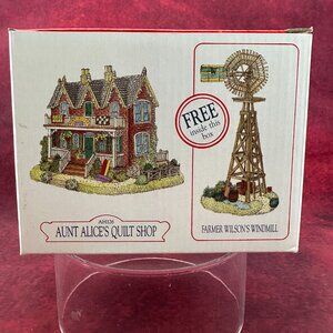 VINTAGE LIBERTY FALLS "AUNT ALICE'S QUILT SHOP" AH126 1997 ORIGINAL BOX